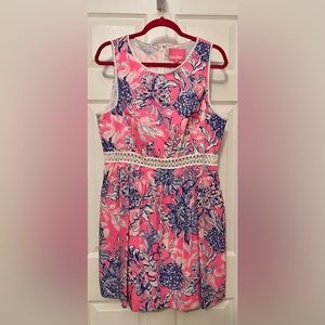 Lilly Pulitzer Alicia cut out Dress, size 14 NWT
